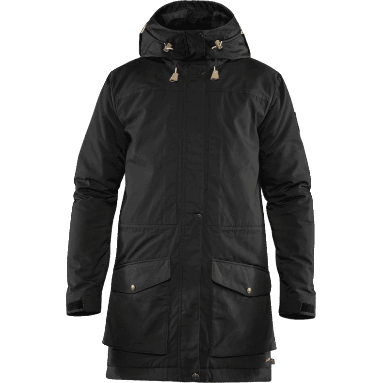 Fjällräven Outlets Black Singi Wool Padded Parka M