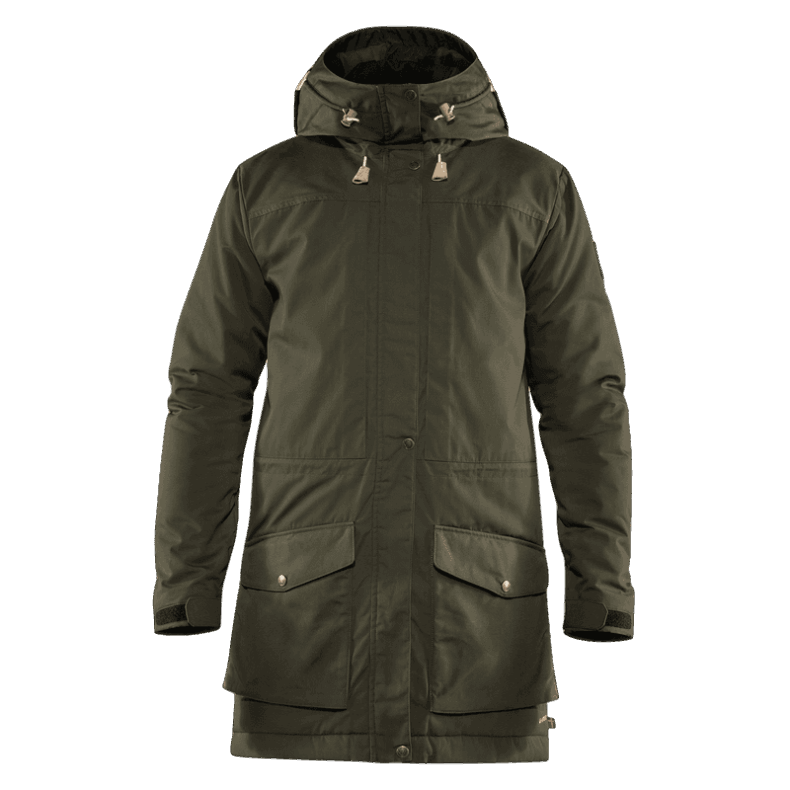 Fjällräven Outlets Singi Wool Padded Parka M Deep Forest