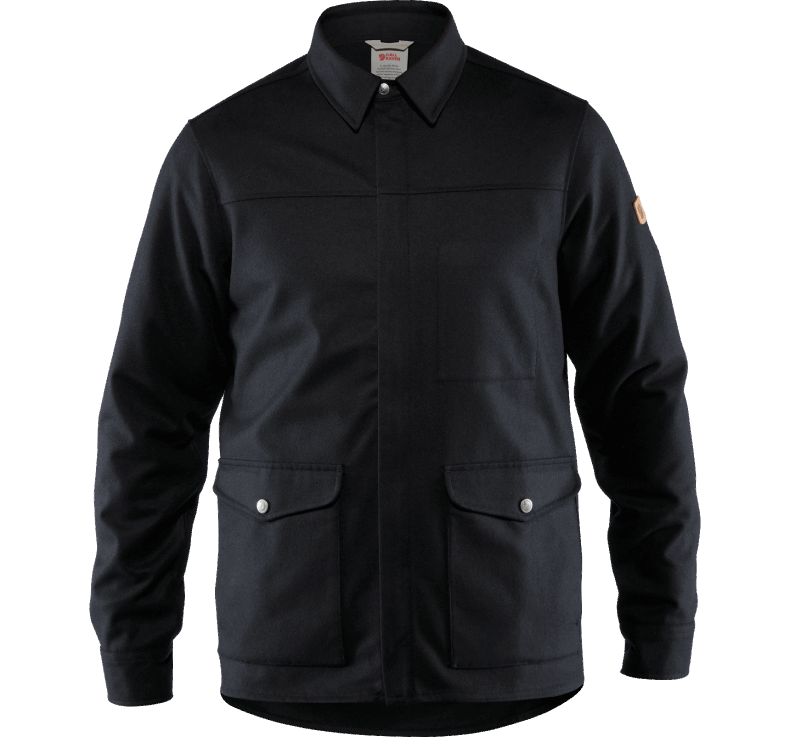 Greenland Re-Wool Shirt Jacket M Black Fjällräven Outlets