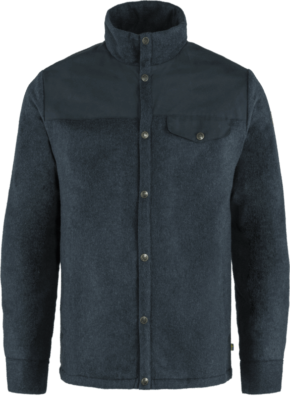 Canada Wool Padded Jacket M Fjällräven Outlets Navy