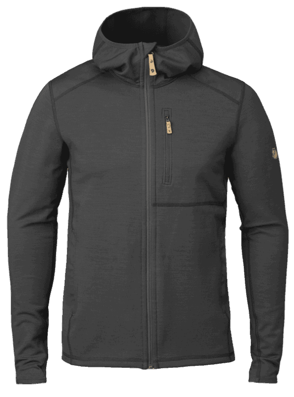 Dark Grey/Black Keb Fleece Hoodie M - 2 Colours Fjällräven Outlets