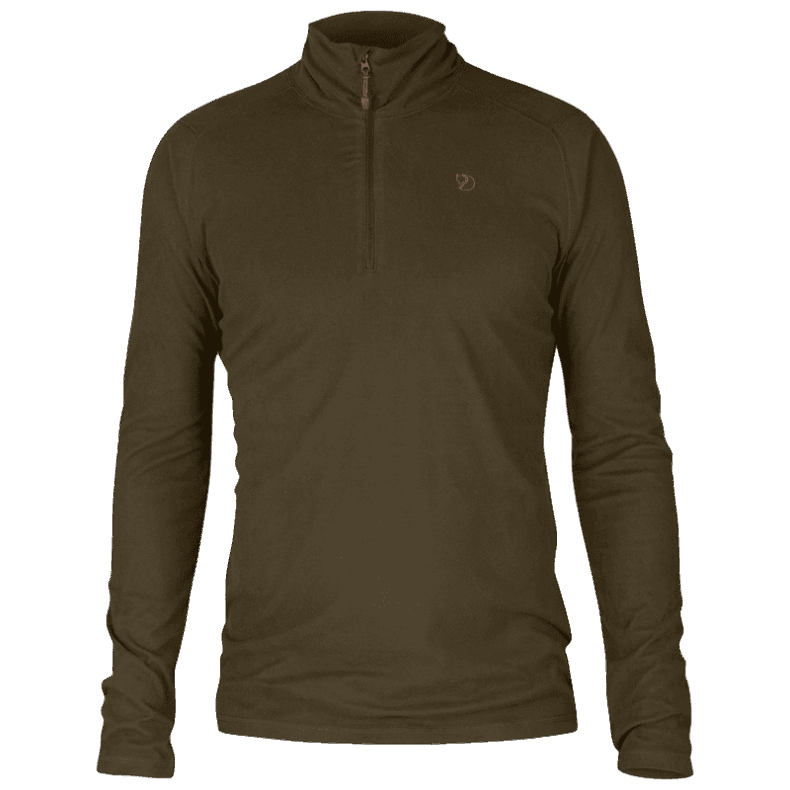 Dark Olive Fjällräven Outlets Pine Half Zip M