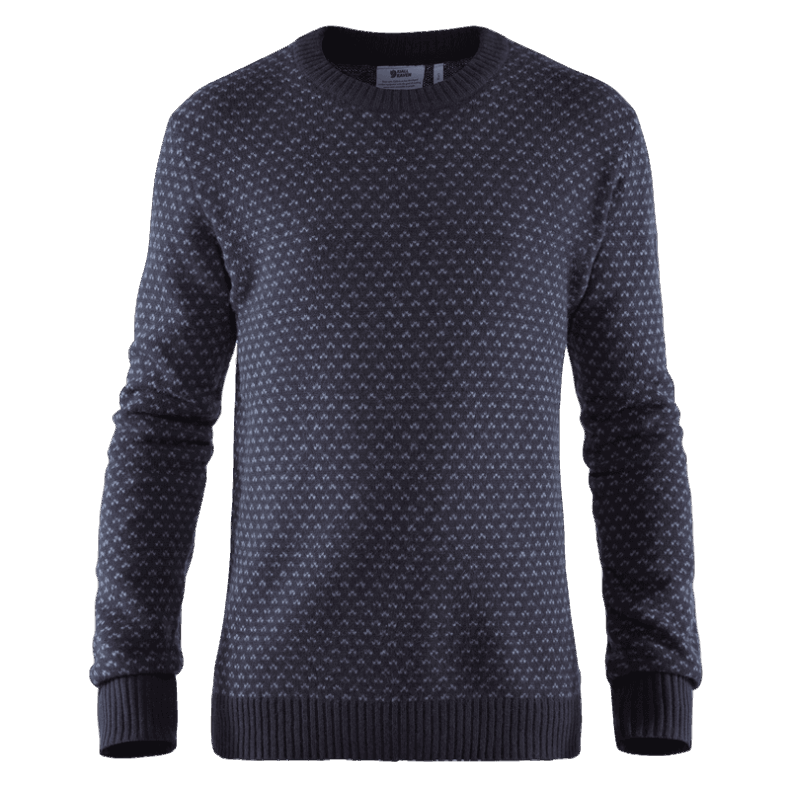 Dark Navy Övik Nordic Sweater M Fjällräven Outlets