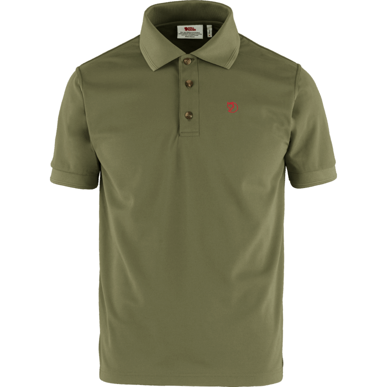 Light Olive Fjällräven Outlets Crowley Pique Shirt M - Light Olive