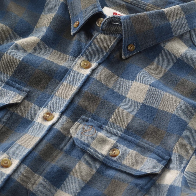 Fjällräven Outlets Skog Shirt M - Dark Garnet-Fog Dark Garnet/Fog