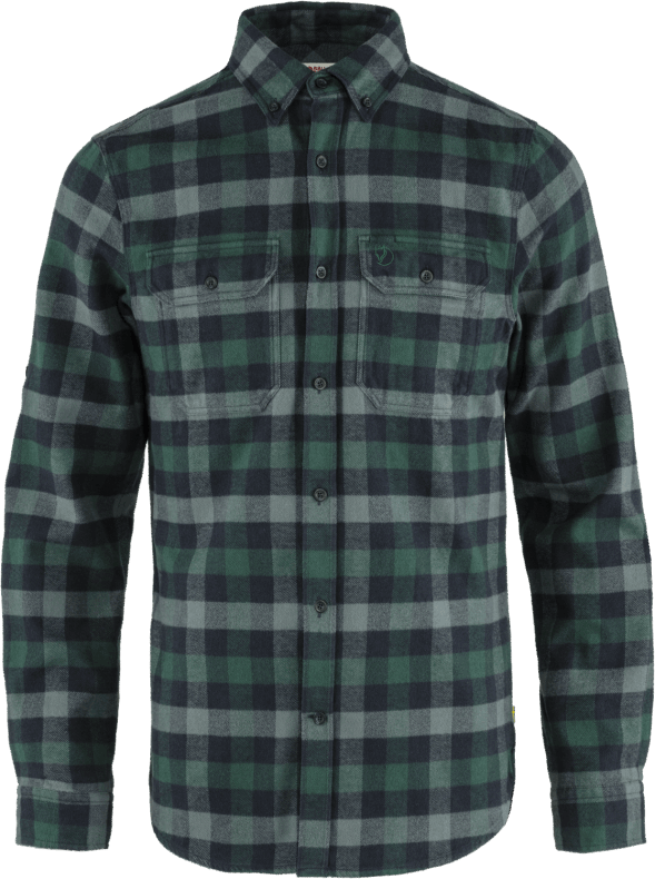 Skog Shirt M - Various Colours Arctic Green/Dark Navy Fjällräven Outlets