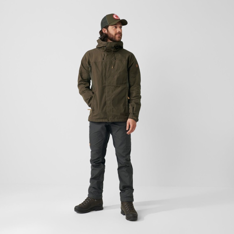Dark Olive Fjällräven Outlets Kaipak Trousers M