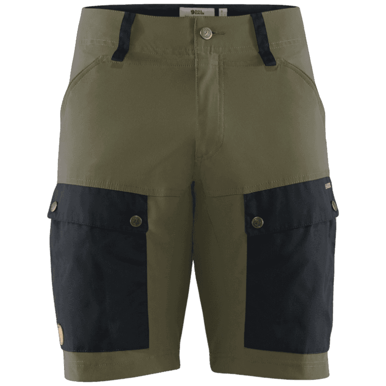 Fjällräven Outlets Keb Shorts M - D Navy Light Olive Dark Navy/Light Olive