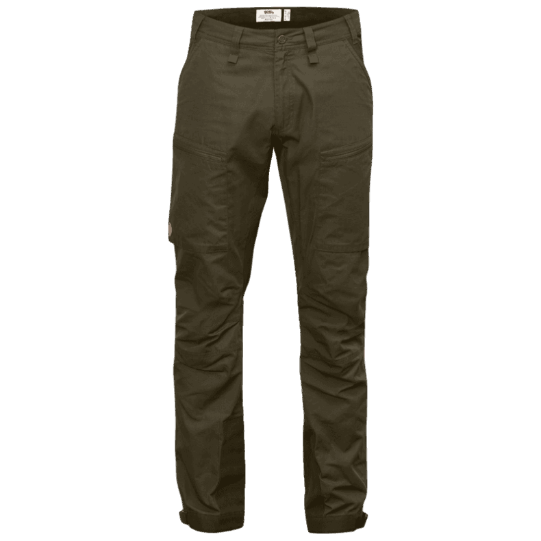 Fjällräven Outlets Abisko Lite Trekking Trousers M Regular Dark Olive-Dark Olive