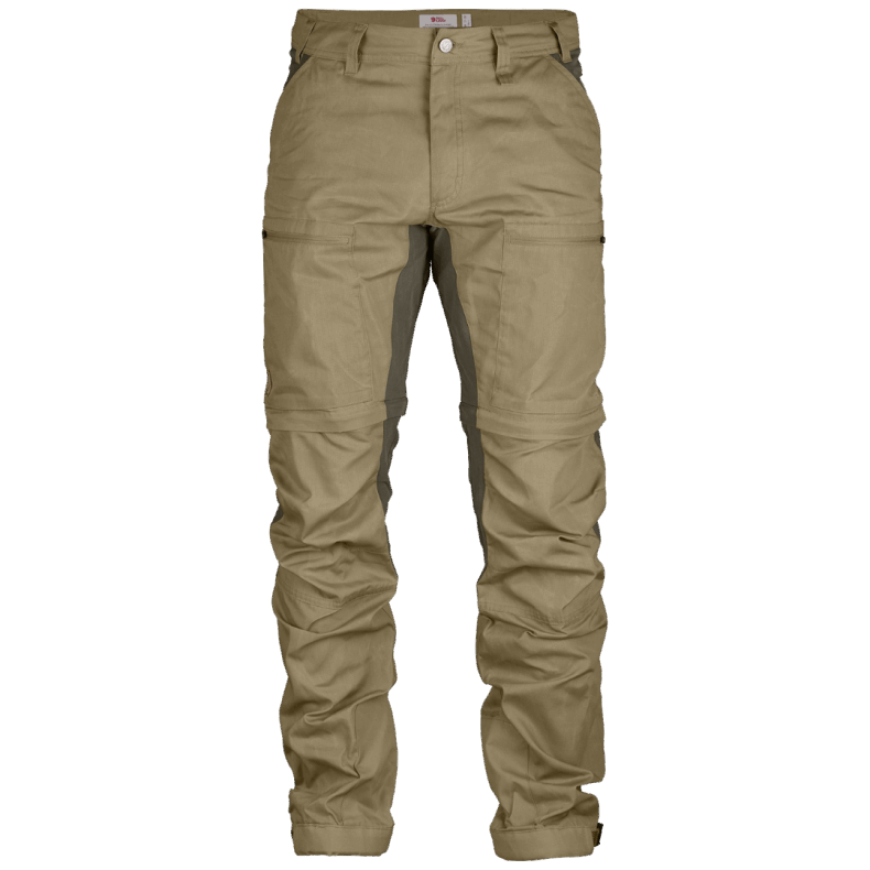 Abisko Lite Trekking Zip-Off Trousers M Regular Sand/Tarmac Fjällräven Outlets