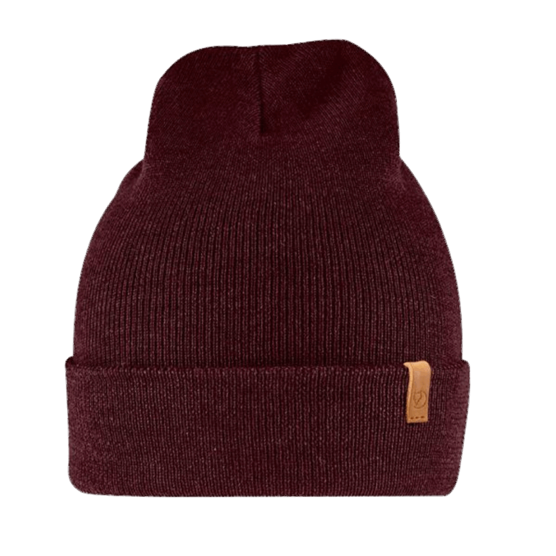 Classic Knit Hat Fjällräven Outlets Dark Garnet