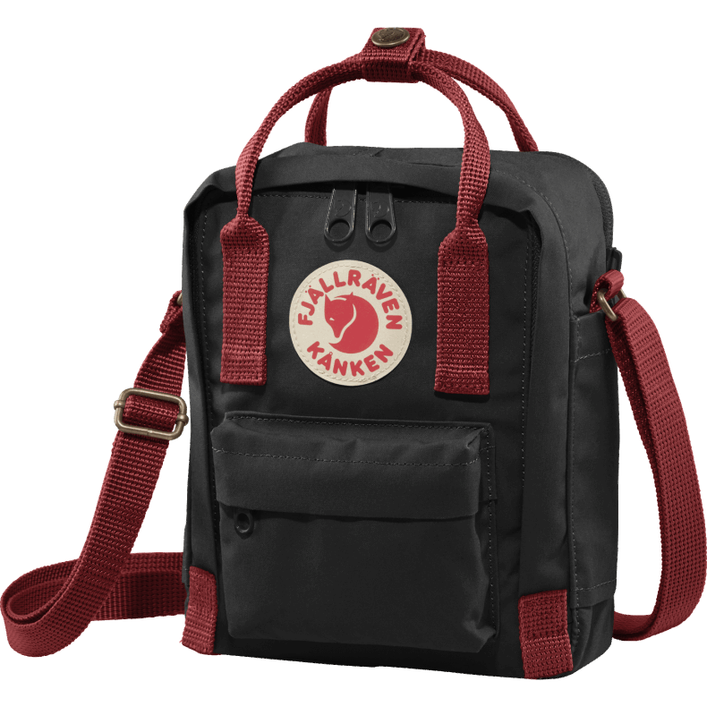 Fjällräven Outlets Black/Ox Red Kånken Sling - Various Colours