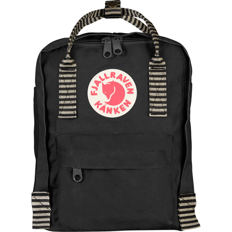 Fjällräven Outlets Black/Striped Kånken Mini - Various Colours