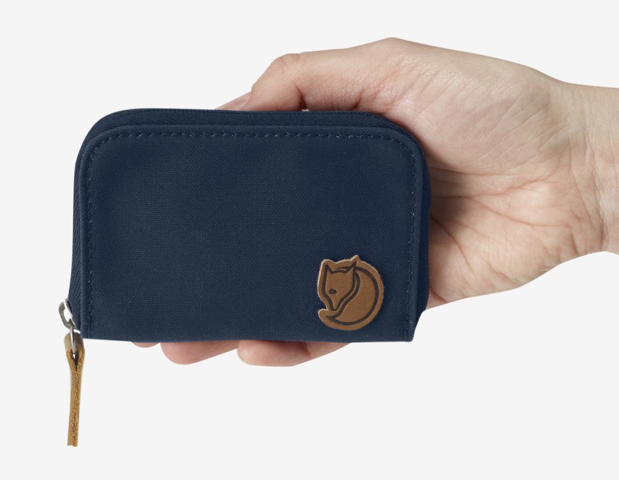 Fjällräven Outlets Zip Card Holder Navy