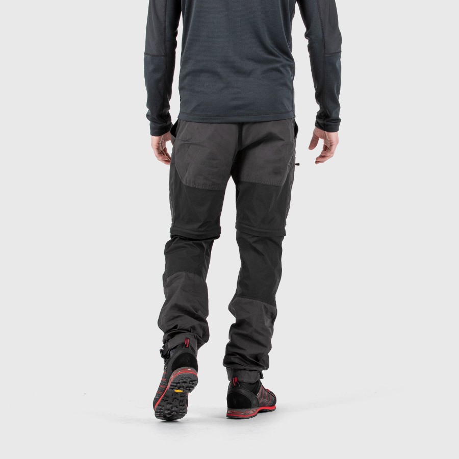 Dark Grey-Black Abisko Lite Trekking Zip-Off M Reg Fjällräven Outlets