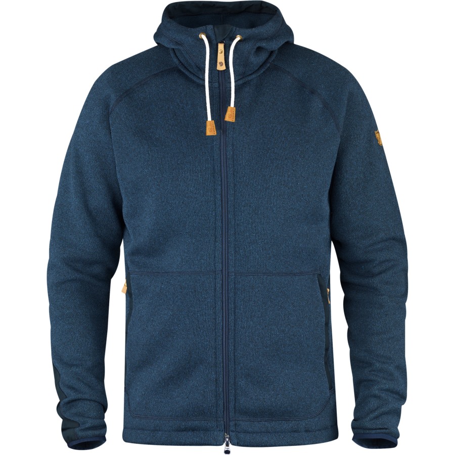 Fjällräven Outlets Navy Övik Fleece Hoodie M