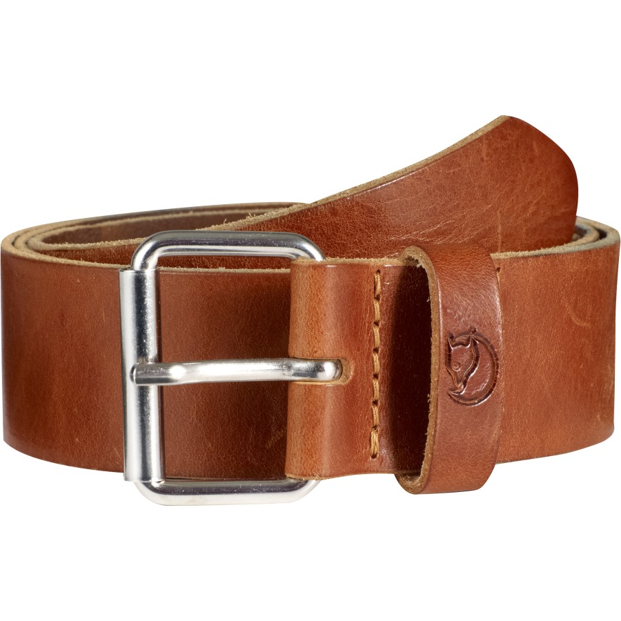 Leather Cognac Singi Belt 4 Cm Fjällräven Outlets Brand