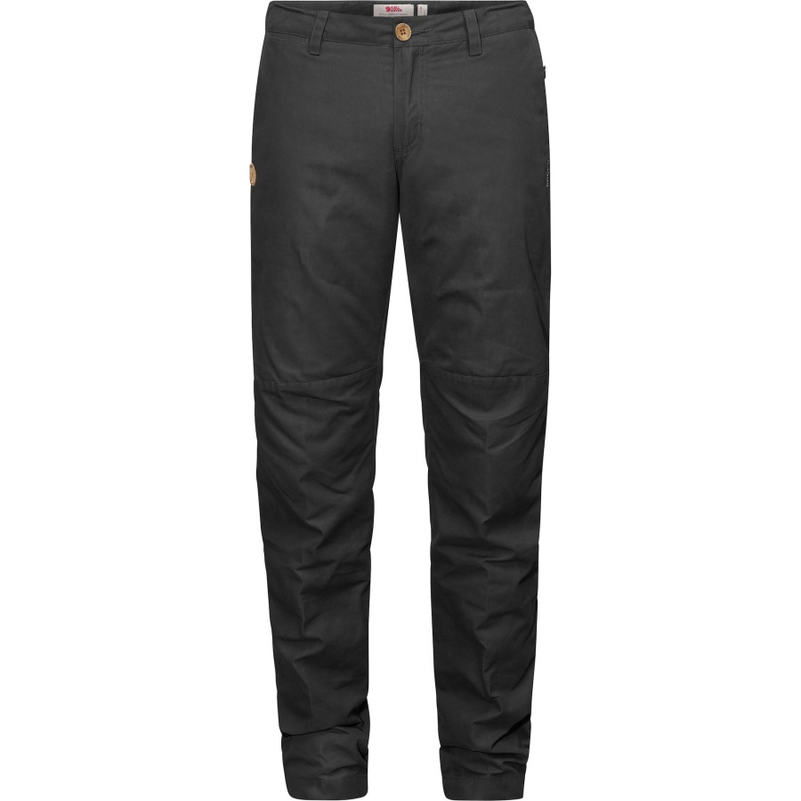 Fjällräven Outlets Brand Srmland Tapered Winter Trousers W Long Dark Grey