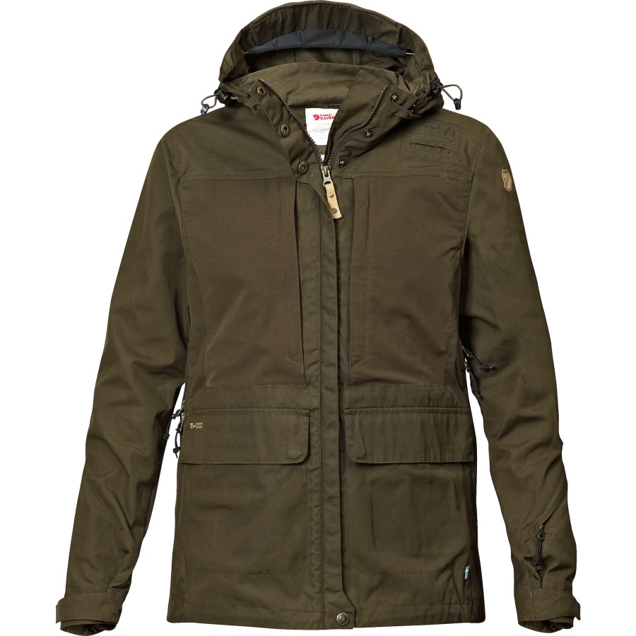 Fjällräven Outlets Dark Olive Lappland Hybrid Jacket W