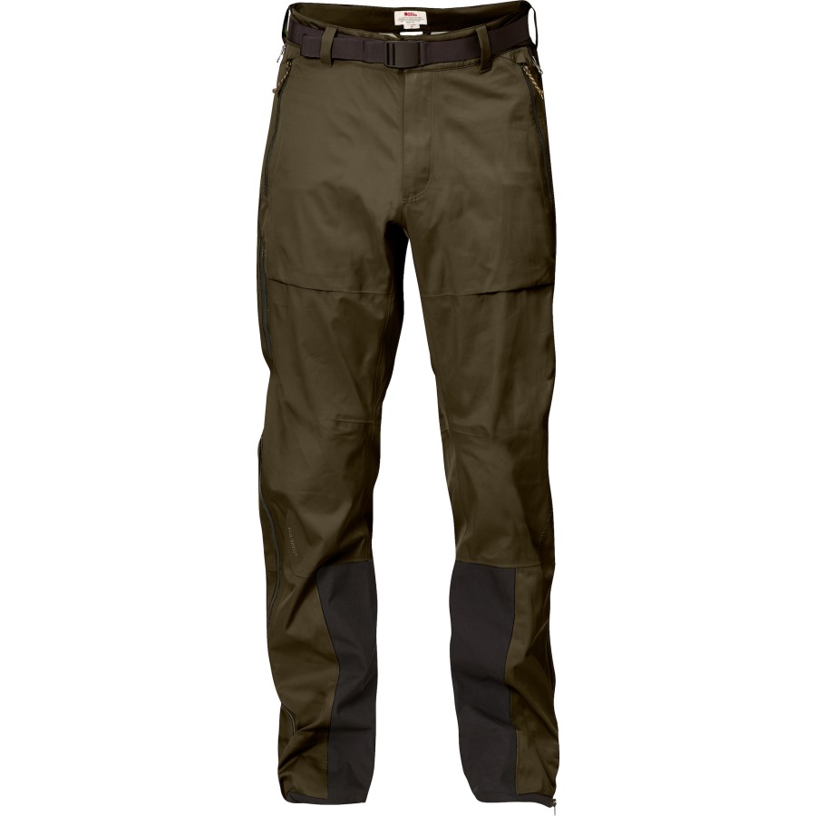 Keb Eco-Shell Trousers M Fjällräven Outlets Dark Olive