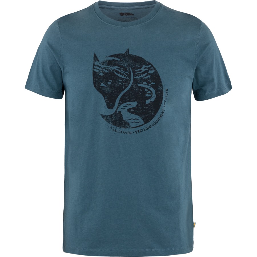 Indigo Blue Fjällräven Outlets Arctic Fox T-Shirt M