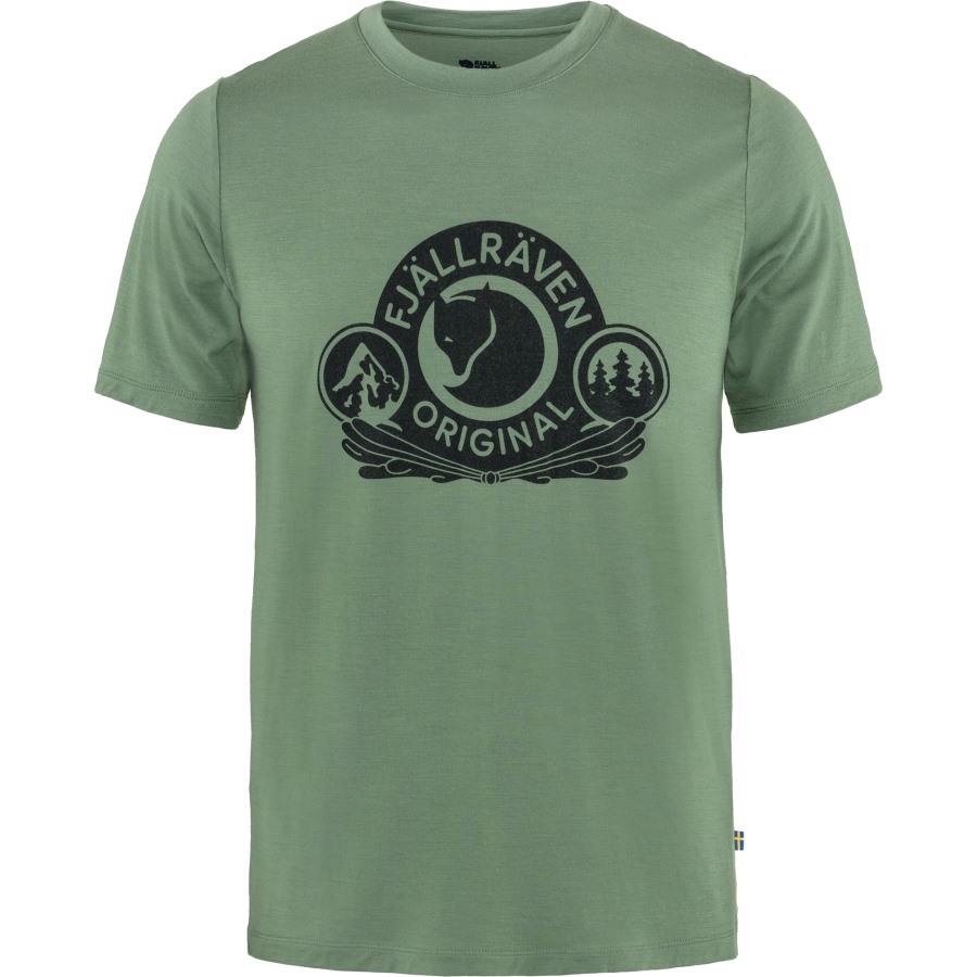 Abisko Wool Classic Ss M Fjällräven Outlets Patina Green