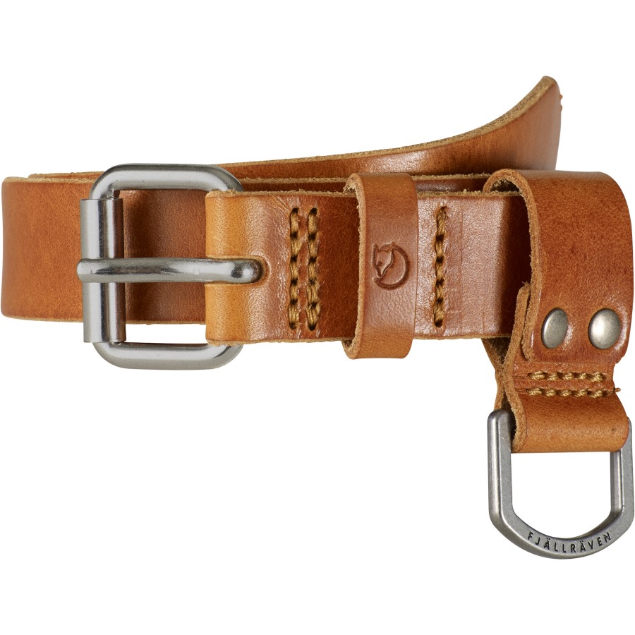 Kids Singi Belt Fjällräven Outlets Leather Cognac