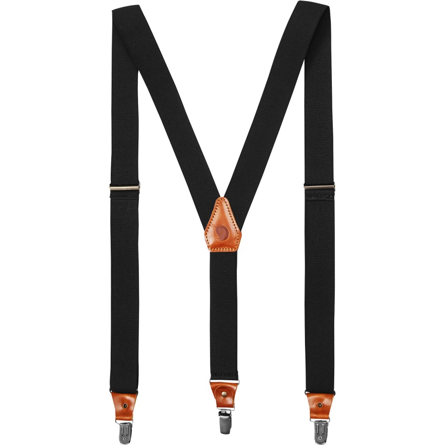 Fjällräven Outlets Dark Grey Singi Clip Suspenders