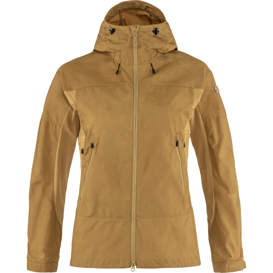 Buckwheat Brown Fjällräven Outlets Brand Abisko Lite Trekking Jacket W