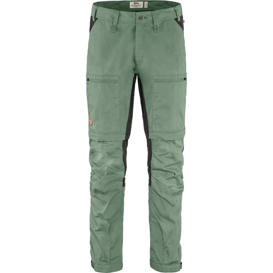 Fjällräven Outlets Abisko Lite Trekking Zip-Off M Reg Patina Green-Dark Grey