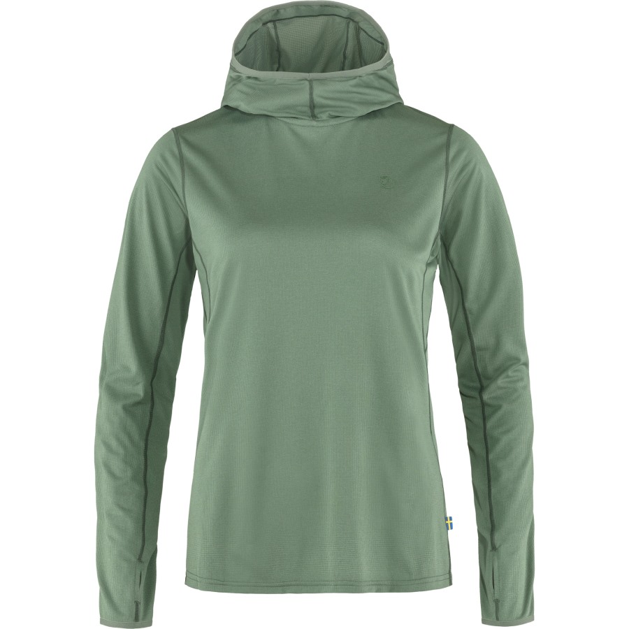 Abisko Sun-Hoodie W Fjällräven Outlets Brand Patina Green