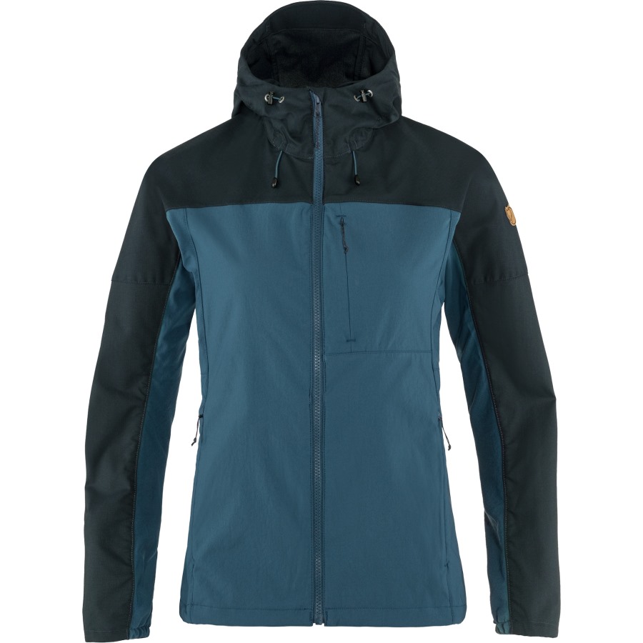 Fjällräven Outlets Indigo Blue-Dark Navy Abisko Midsummer Jacket W