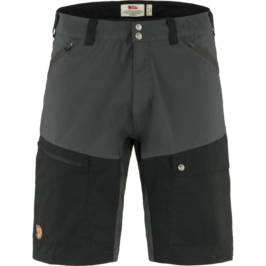 Abisko Midsummer Shorts M Dark Grey-Black Fjällräven Outlets