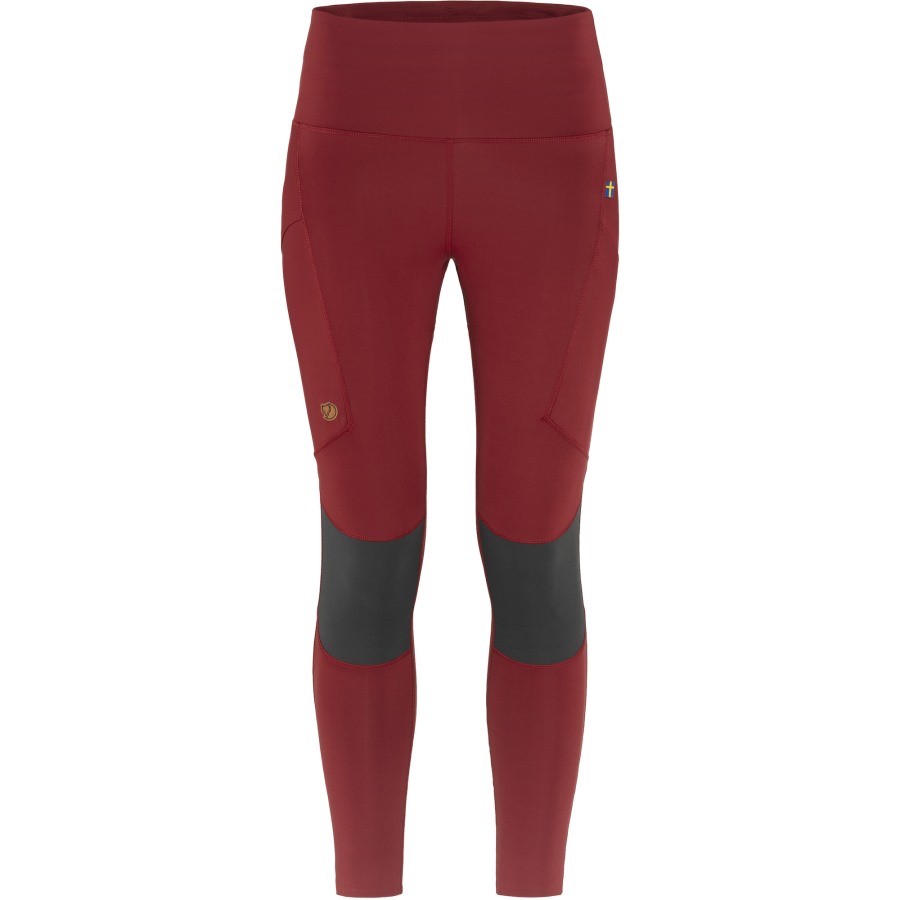 Pomegranate Red-Iron Grey Abisko Trekking Tights Pro W Fjällräven Outlets
