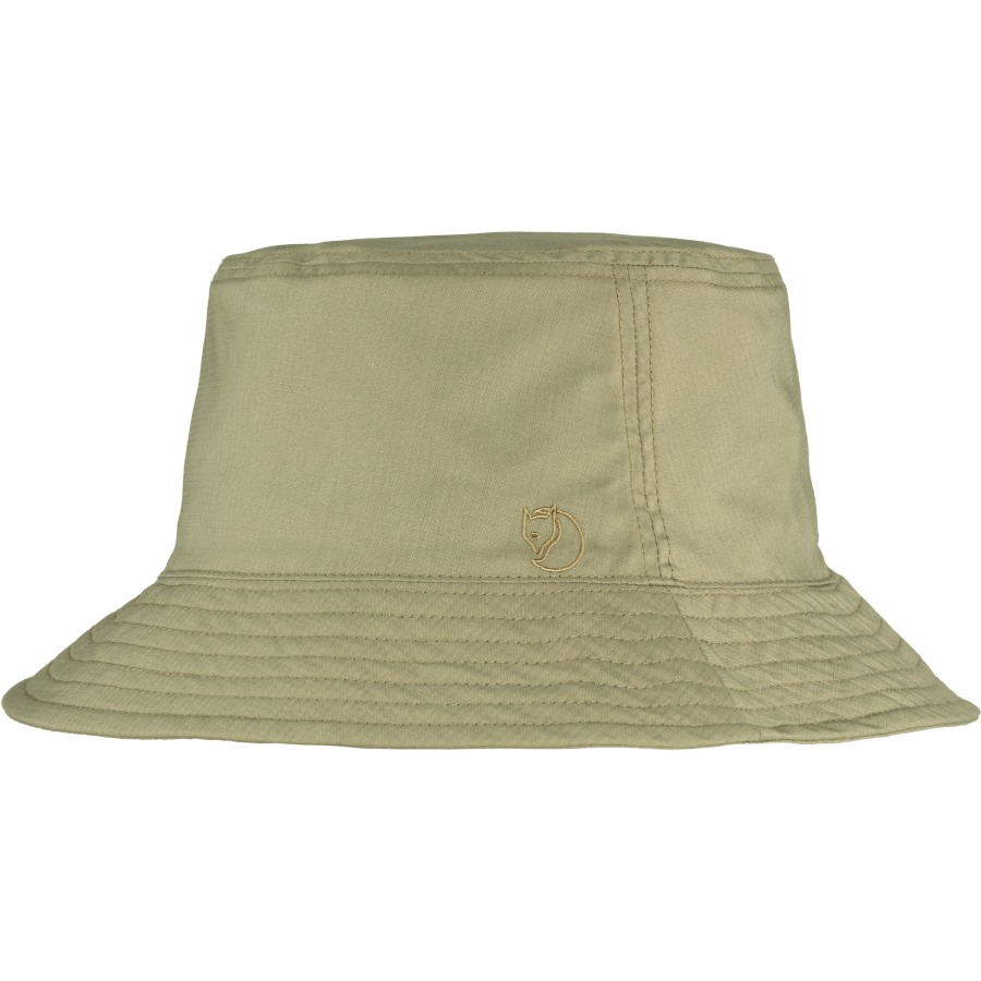 Fjällräven Outlets Brand Reversible Bucket Hat Sand Stone-Light Olive