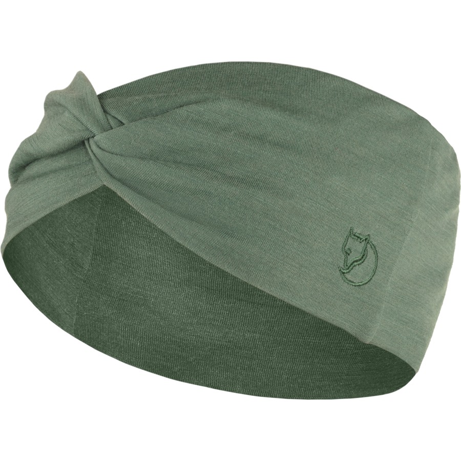 Abisko Wool Headband Patina Green Fjällräven Outlets