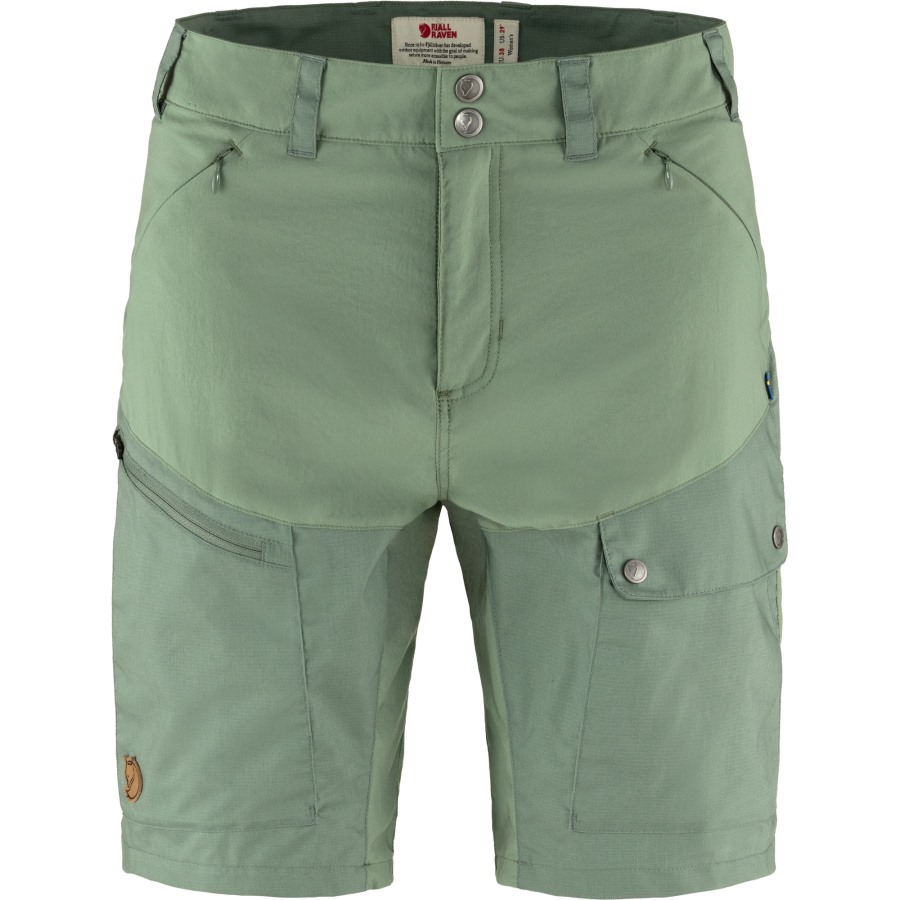 Jade Green-Patina Green Fjällräven Outlets Brand Abisko Midsummer Shorts W