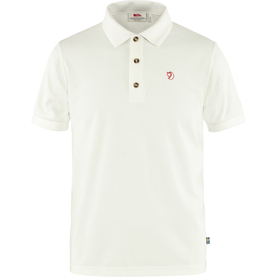 White Crowley Pique Shirt M Fjällräven Outlets