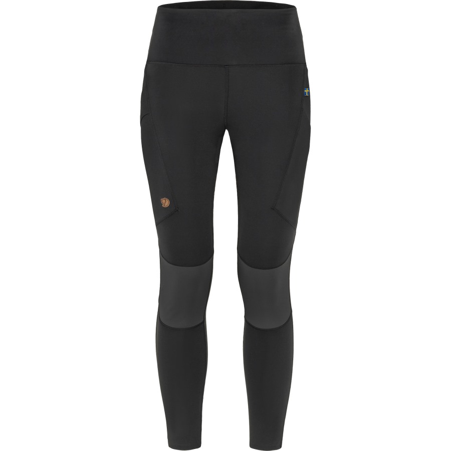 Fjällräven Outlets Black-Iron Grey Abisko Trekking Tights Pro W