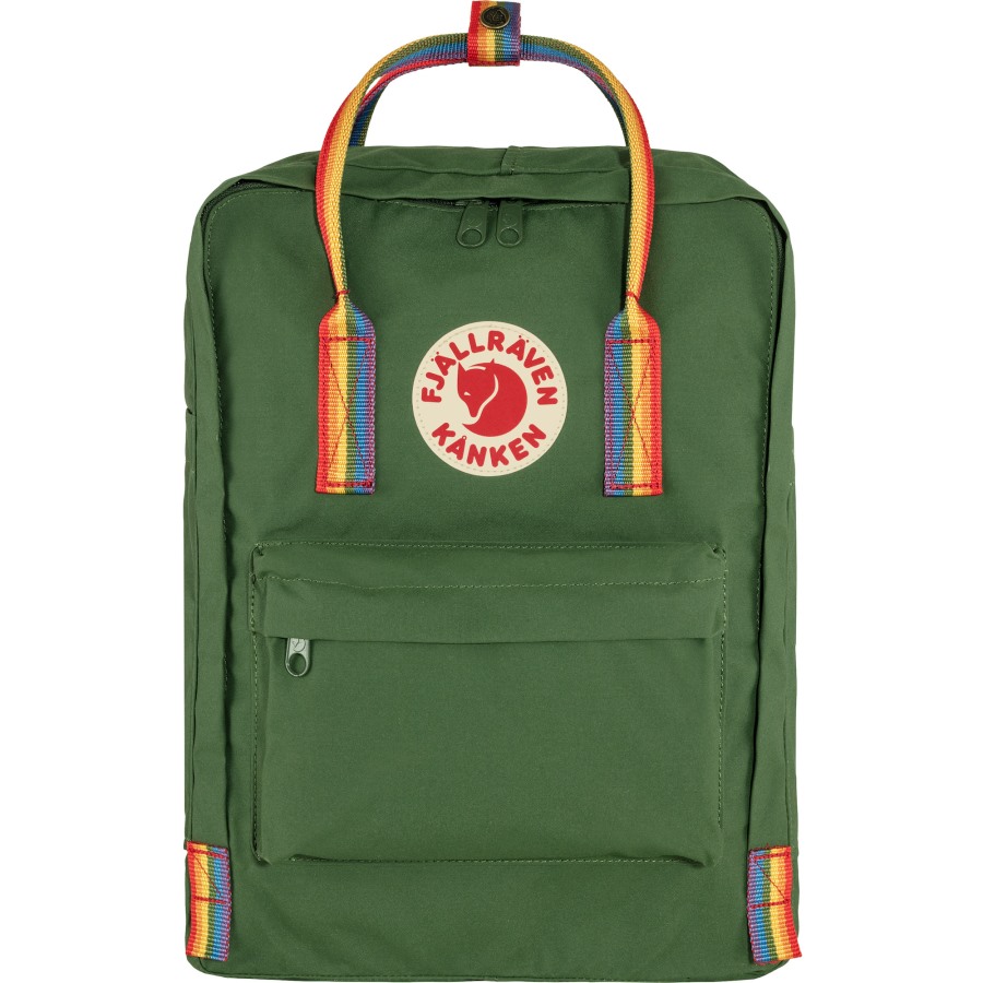 Spruce Green-Rainbow Pattern Kånken Rainbow Fjällräven Outlets