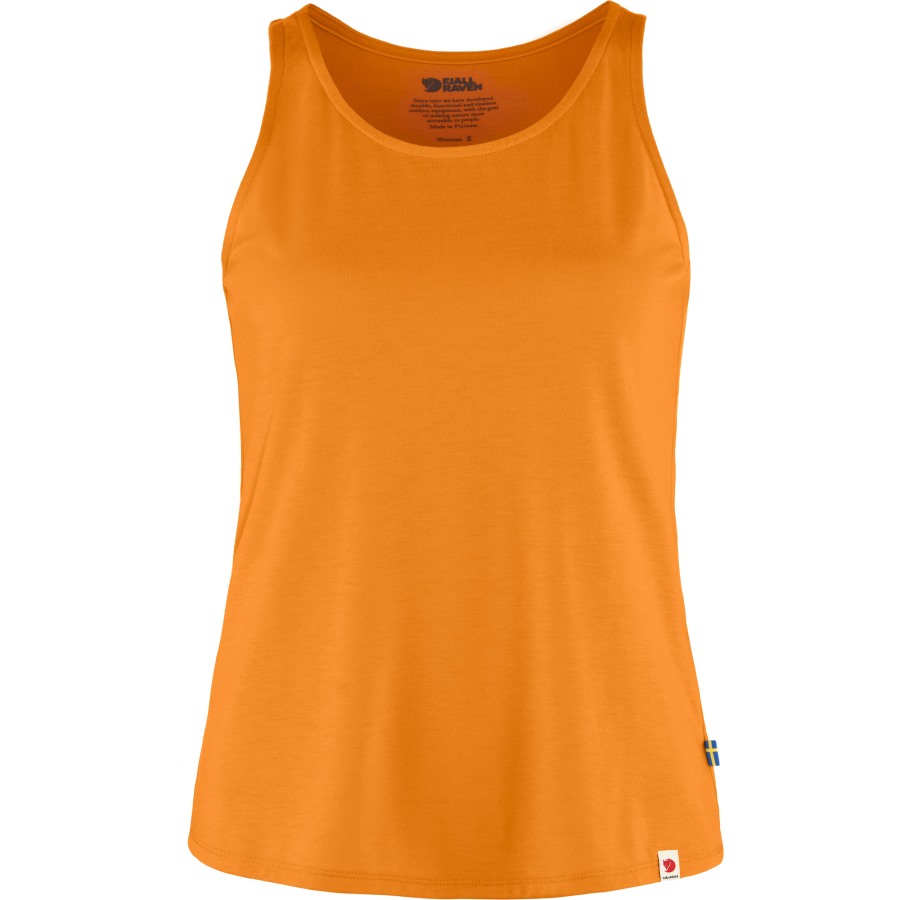 High Coast Lite Tank Top W Spicy Orange Fjällräven Outlets