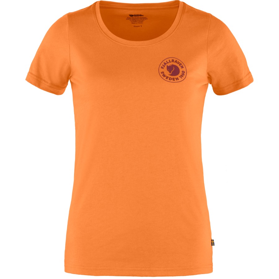Spicy Orange 1960 Logo T-Shirt W Fjällräven Outlets Brand