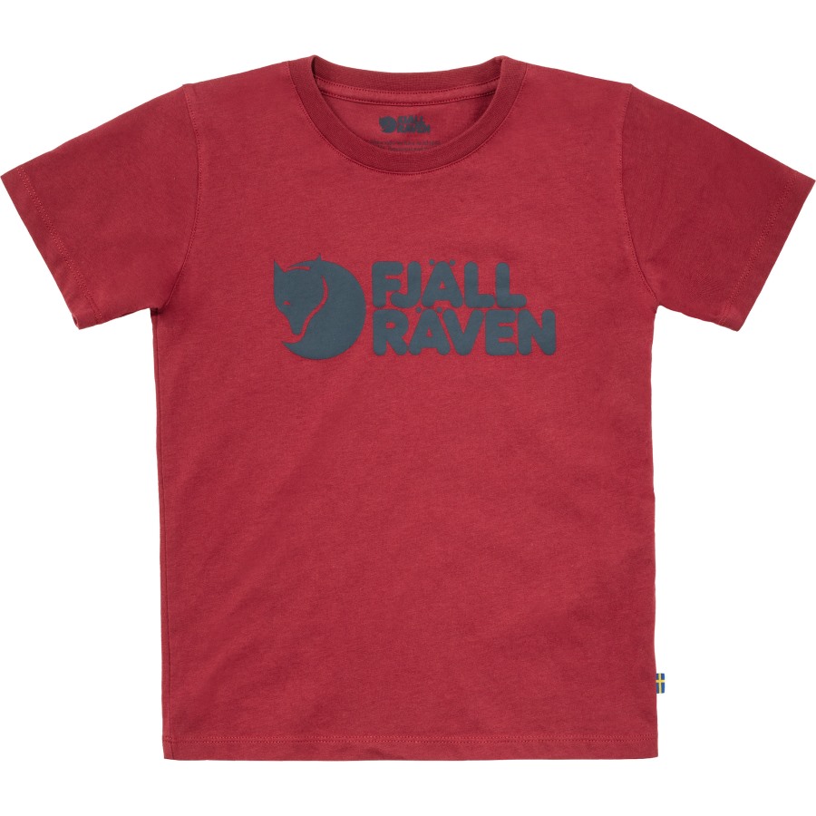 Kids Logo T-Shirt Pomegranate Red Fjällräven Outlets