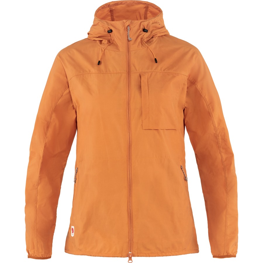 Fjällräven Outlets High Coast Wind Jacket W Spicy Orange