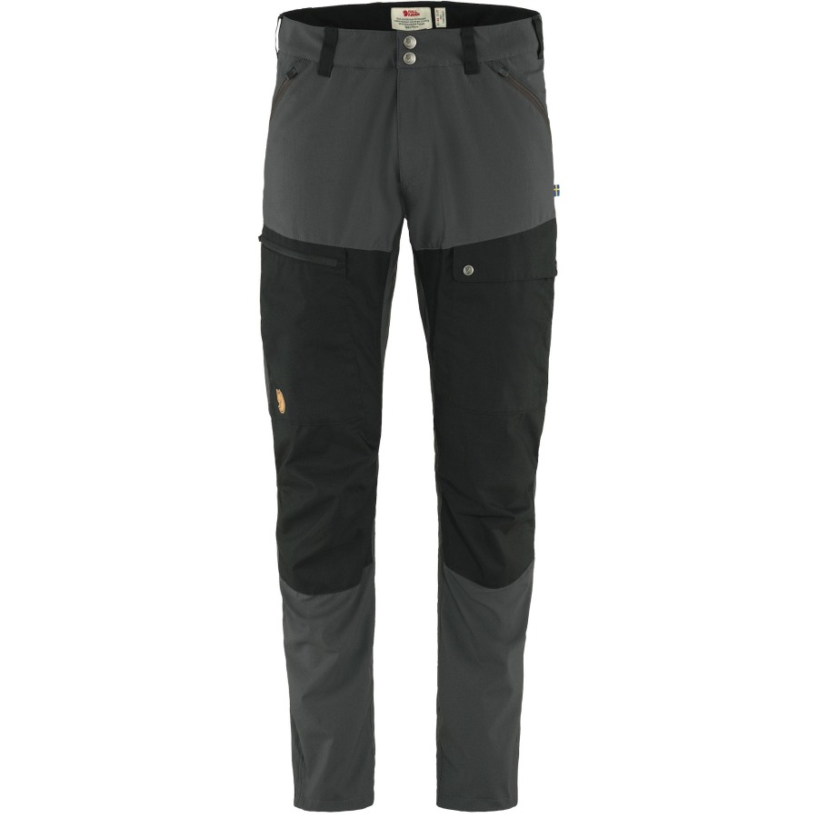 Fjällräven Outlets Dark Grey-Black Abisko Midsummer Trousers M Long