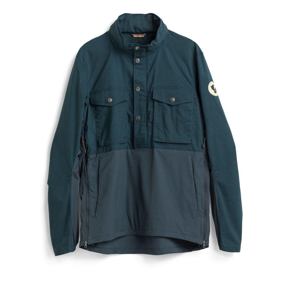 Navy S/F Räven Anorak M Fjällräven Outlets