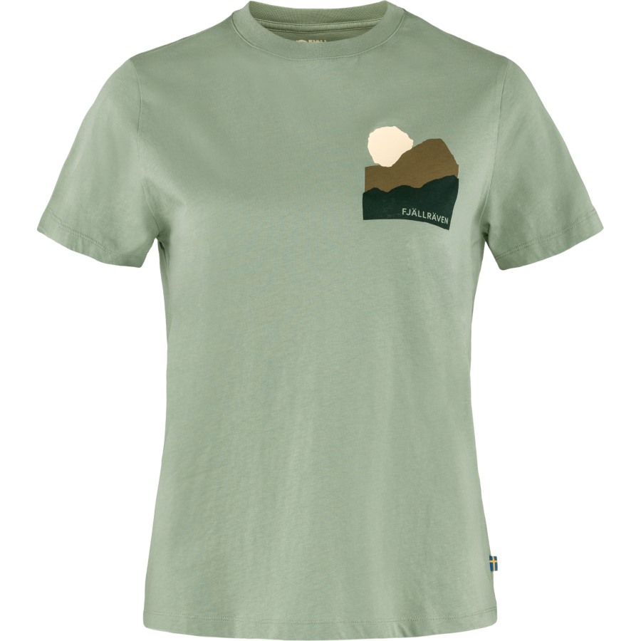 Sage Green Nature T-Shirt W Fjällräven Outlets