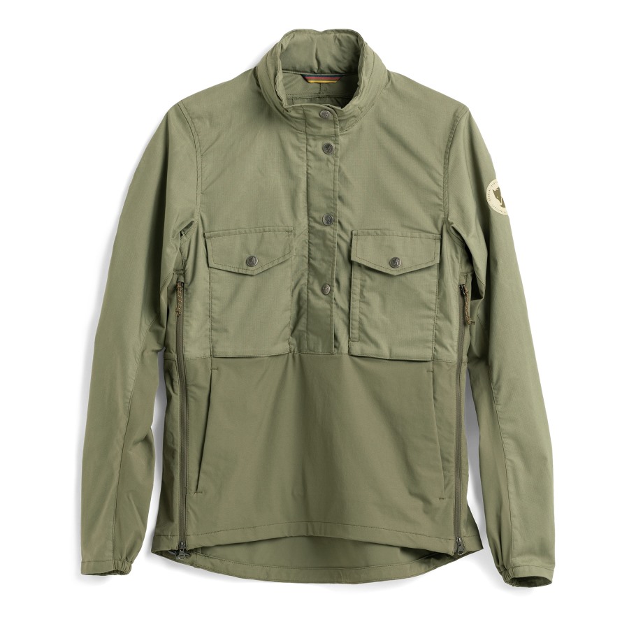 Green S/F Räven Anorak W Fjällräven Outlets