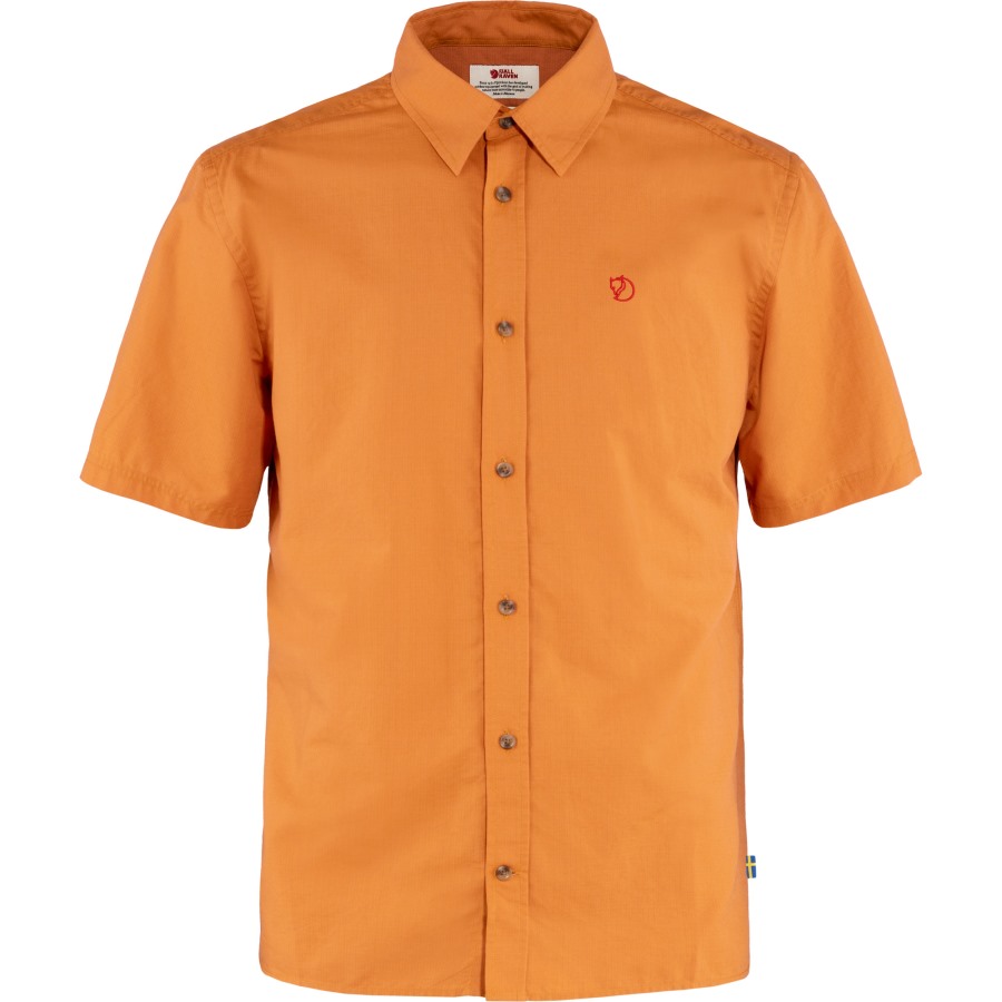 Fjällräven Outlets Spicy Orange Övik Lite Shirt Ss M