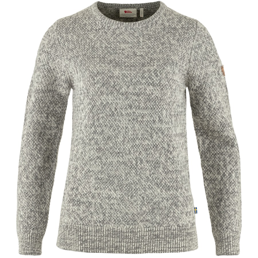 Eggshell-Grey Övik Structure Sweater W Fjällräven Outlets